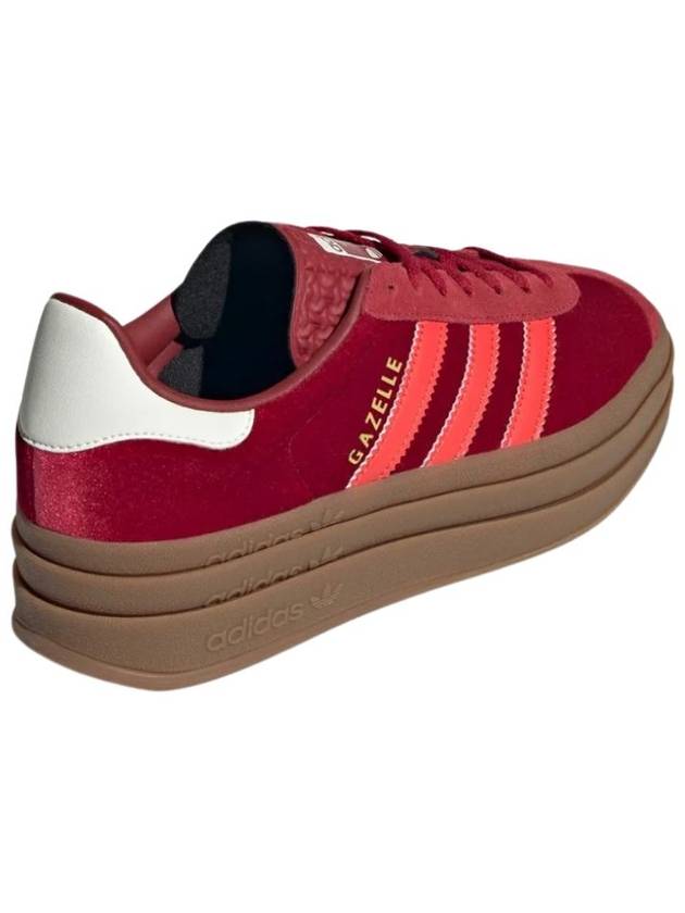 Gazelle Bold Low Top Sneakers Red - ADIDAS - BALAAN 5