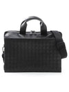 Men's Intrecciato Ultra Light Leather Brief Case Black - BOTTEGA VENETA - BALAAN 2