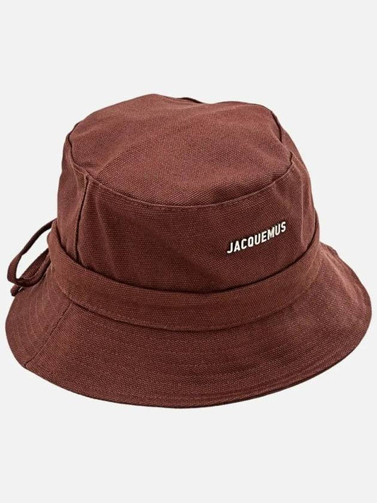 Le Bob Gadjo Knotted Bucket Hat Brown - JACQUEMUS - BALAAN 2