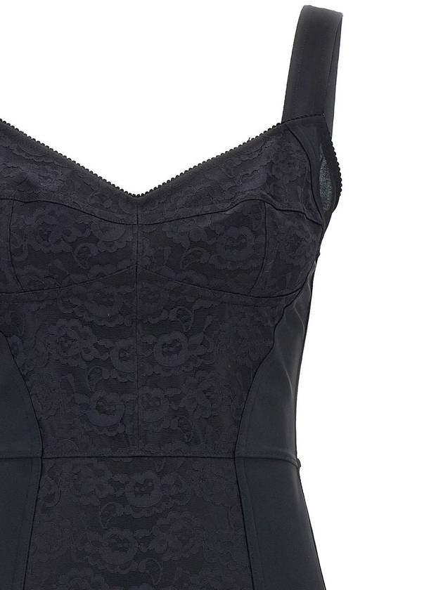 Dolce & Gabbana Midi Corsetry Dress - DOLCE&GABBANA - BALAAN 3