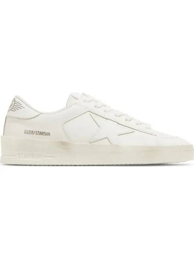 IDomestic shippingI GWF00128 F000566 10100 Stardan sneakers total white leather kr 204658 - GOLDEN GOOSE - BALAAN 1