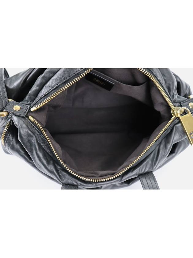 Black Zip It Tote Shoulder Bag 2TPEB2168 - FENDI - BALAAN 7