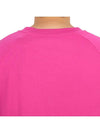 Logo Bright Pink Short Sleeve T-Shirt Pink - MONCLER - BALAAN 8