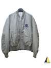 Cotton Blend Bomber Jacket Grey - DIOR - BALAAN 2