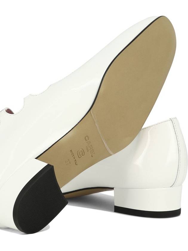 Carel Paris White Leather Pumps - CAREL - BALAAN 5