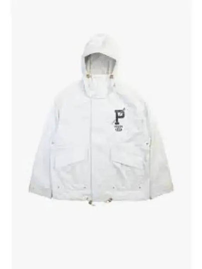 Graphic Twill Hooded Jacket White - POLO RALPH LAUREN - BALAAN 2