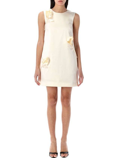 A LINE MINI DRESS ROSES 3D - SELF PORTRAIT - BALAAN 1