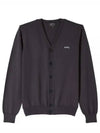 Joseph Logo Cardigan Black - A.P.C. - BALAAN 1