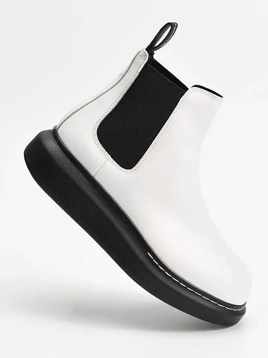 586398 Hybrid Chelsea Boots White - ALEXANDER MCQUEEN - BALAAN 1