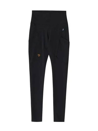 84773 550 Abisco Tights Women Black Long Pants - FJALL RAVEN - BALAAN 1