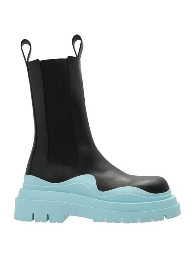 Tire Chelsea Boots Black Blue - BOTTEGA VENETA - BALAAN 1