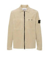 Wappen patch corduroy cotton jacket beige - STONE ISLAND - BALAAN 2