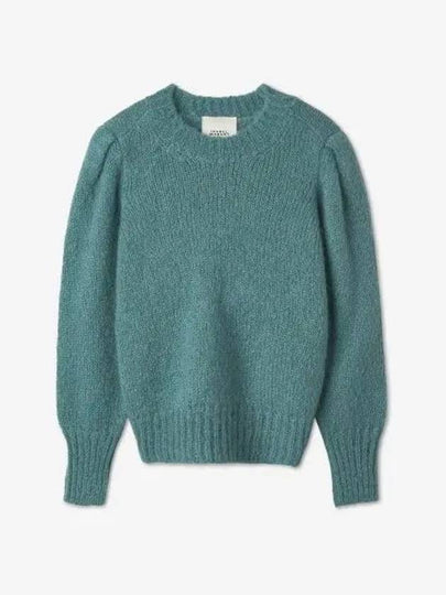 Emma Mohair Jumper Knit Top Dusty Green - ISABEL MARANT - BALAAN 2