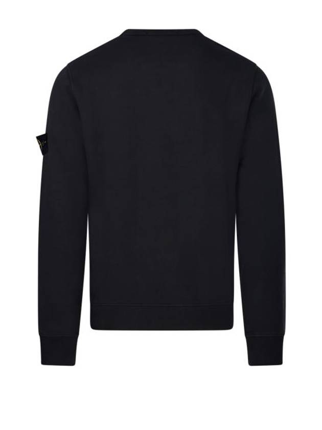 Wappen Patch Crew Neck Cotton Sweatshirt Lead Grey - STONE ISLAND - BALAAN 4