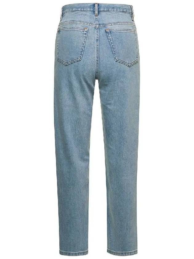 Martin Stone Wash Denim Straight Jeans Indigo - A.P.C. - BALAAN 4