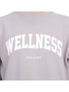 Wellness Crew Neck Cotton Long Sleeve T-Shirt Purple - SPORTY & RICH - BALAAN 9