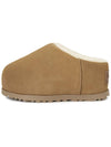 Pumped Fur Slide Sandals Chestnut - UGG - BALAAN 4