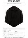 Acne 20SS BI0054 900 Tag Hooded Sweatshirt Black Men's T-Shirt TFN - ACNE STUDIOS - BALAAN 2