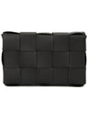 Intrecciato Cassette Cross Bag Black - BOTTEGA VENETA - BALAAN 5