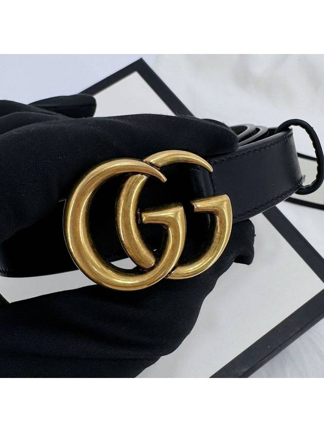 GG Marmont Women s Belt Black 409417 - GUCCI - BALAAN 3