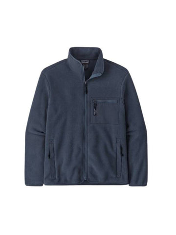 Men's Synchilla Fleece Zip-Up Jacket Smolder Blue - PATAGONIA - BALAAN 1