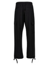 Fresh Cargo Wool Straight Pants Black - MSGM - BALAAN 3