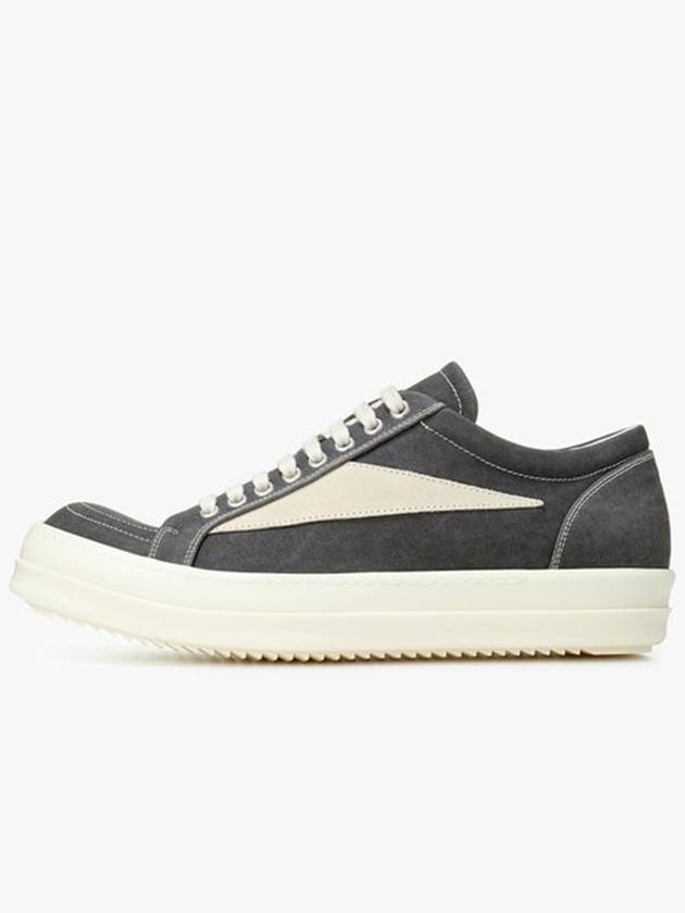 Rick Owens Dark Shadow Lido Vintage Sneakers Dust Milk DU01D1803 SCFLVS 7811 - RICK OWENS - BALAAN 2