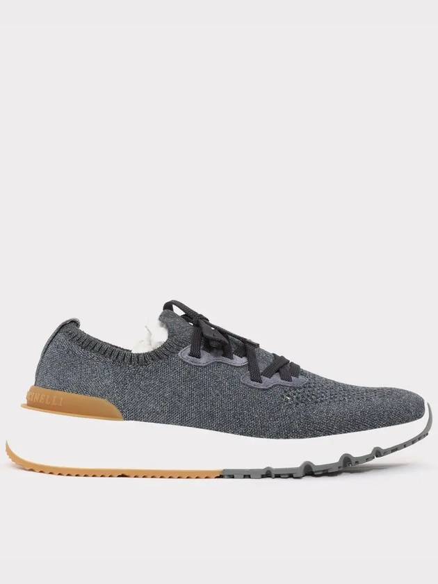 Stretch Knit Low Top Sneakers - BRUNELLO CUCINELLI - BALAAN 3