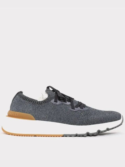 Stretch Knit Low Top Sneakers - BRUNELLO CUCINELLI - BALAAN 2