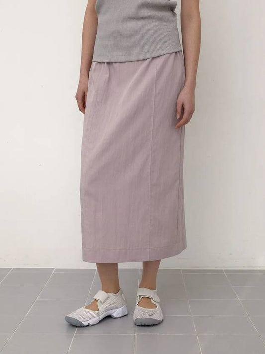 Nylon Banding Skirt Dusty Pink - 38COMEONCOMMON - BALAAN 1