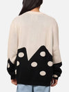 DICE Knit Top Beige Black - STUSSY - BALAAN 4