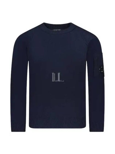 Lambswool GRS Crew Neck Knit Top Purple - CP COMPANY - BALAAN 2