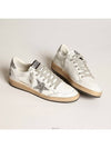 Ball Star Heel Tab Low Sneakers White Silver - GOLDEN GOOSE - BALAAN 3