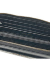 Women's Logo Zipper Long Wallet Black - MICHAEL KORS - BALAAN.