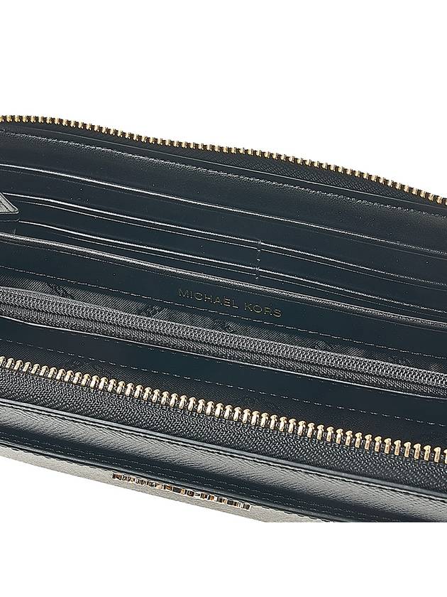 Women's Logo Zipper Long Wallet Black - MICHAEL KORS - BALAAN 10