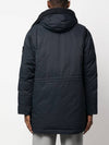 Opaque Nyoln Twill Down Parka Navy - STONE ISLAND - BALAAN 4