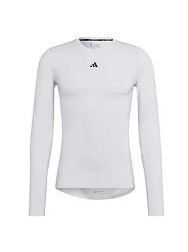 Tech Fit Aeroready Long Sleeve T-Shirt White - ADIDAS - BALAAN 1