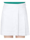 Women's Cataleya Pleated Skirt White - J.LINDEBERG - BALAAN 7