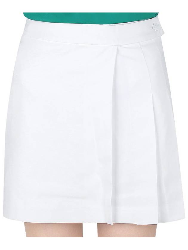 Women's Cataleya Pleated Skirt White - J.LINDEBERG - BALAAN 7