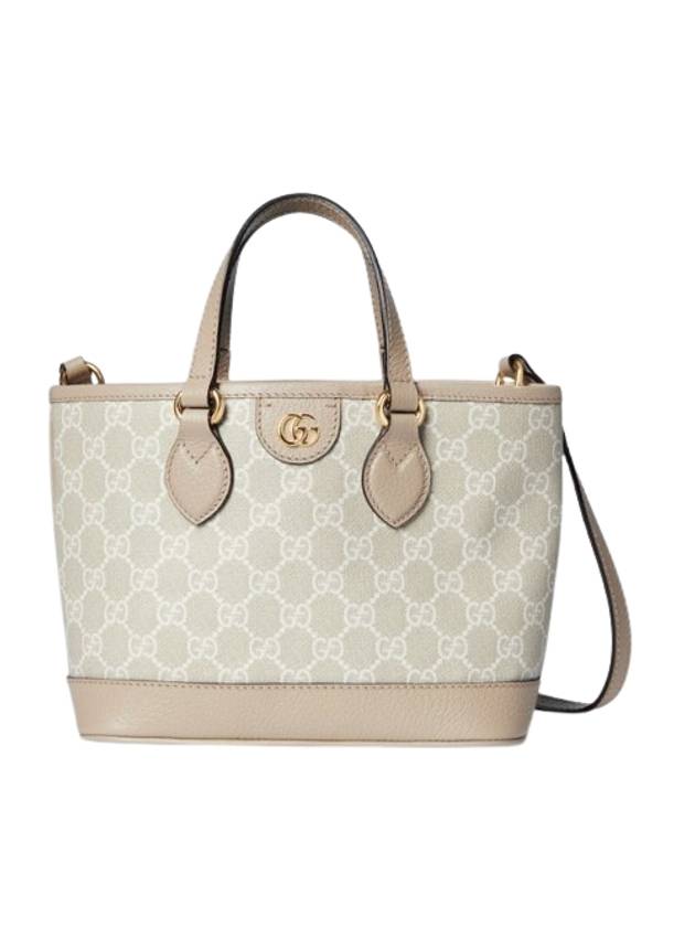 Ophidia Mini Tote Bag Beige White - GUCCI - BALAAN 1