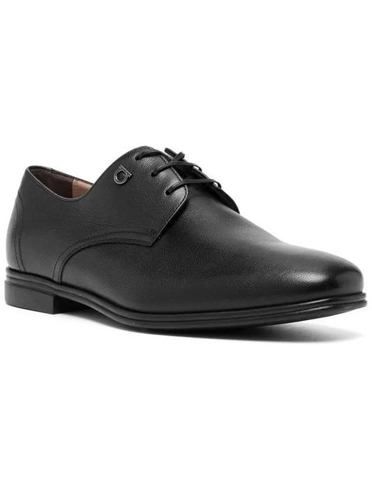 22FW SPENCER laceup derby shoes black 0723700 - SALVATORE FERRAGAMO - BALAAN 2