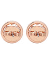 Miller Crystal Stud Earrings Rose Gold - TORY BURCH - BALAAN 6