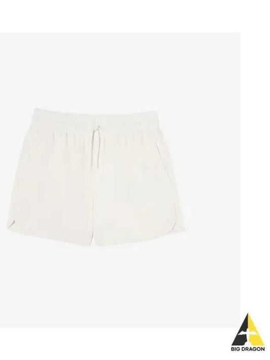 Women s Woven Set up Shorts Cream - LACOSTE - BALAAN 1