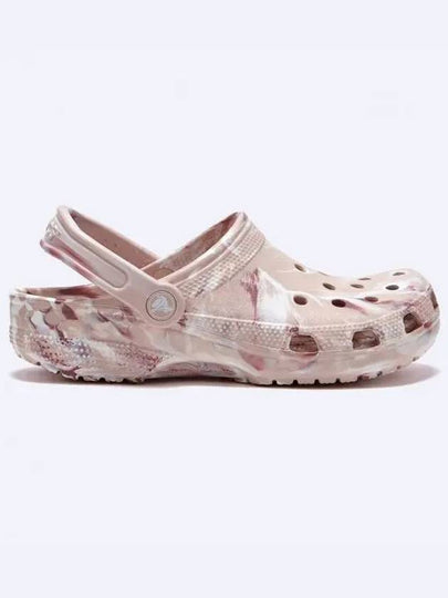 Women s Classic Marble Clog Slippers Sandals 206867 6WS - CROCS - BALAAN 2