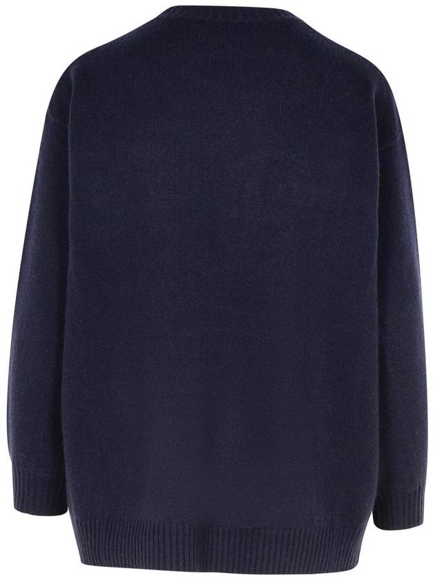 Fido cashmere blend knit top ultramarine - MAX MARA - BALAAN 4