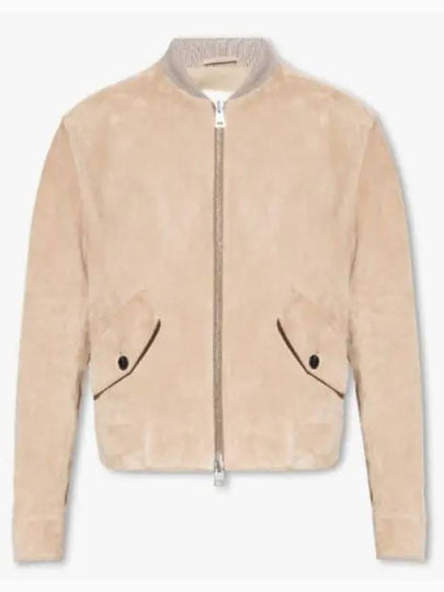 Boxy Fit Jacket Beige - AMI - BALAAN 2