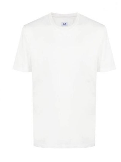 Logo Backprint Cotton Short Sleeve T-Shirt White - CP COMPANY - BALAAN 2