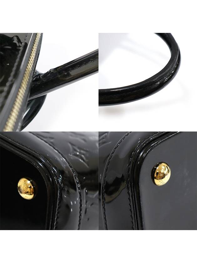 M90247 Monogram Vernis Black Lockit PM Tote Bag - LOUIS VUITTON - BALAAN 6