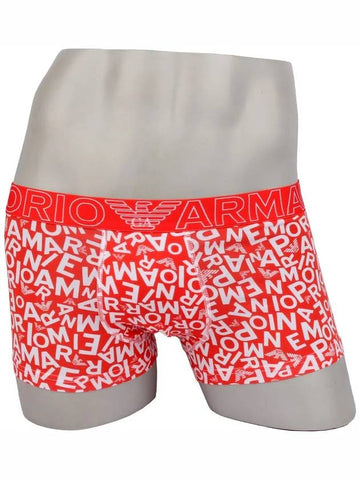 Armani Panties Underwear Men's Underwear Draws 3R508 Tech Logo Red - CALVIN KLEIN - BALAAN 1