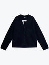 Clarke Back Logo Knitted Cardigan Navy - J.LINDEBERG - BALAAN 2